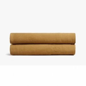 Parachute Home Linen Cal King Fitted Sheet Ochre